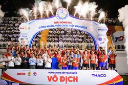 Giải bóng đá công nhân khép lại sau hơn 100 trận