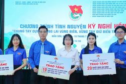 Hơn 500 triệu đồng công trình thanh niên tiếp sức vùng biên Mẫu Sơn