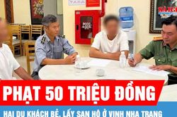 Phạt 50 triệu đồng với hai du khách bẻ, lấy san hô ở vịnh Nha Trang
