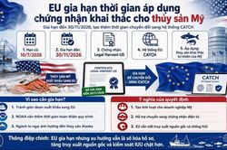 EU gia hạn thời gian áp dụng chứng nhận khai thác cho thủy sản Mỹ, tín hiệu gì cho Việt Nam?