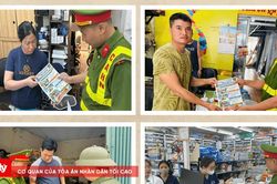 Công an xã Vật Lại (Hà Nội) tuyên truyền quy định mới về sử dụng lòng đường, vỉa hè