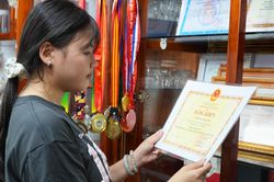 Nữ sinh biến cú trượt giải quốc gia thành tấm vé vào Trường ĐH Cảnh sát Nhân dân