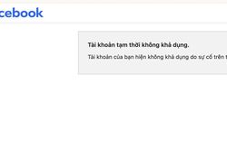 Facebook lại 'sập' diện rộng tại Việt Nam