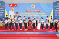 Trao gần 2 tỷ đồng voucher hỗ trợ đoàn viên, người lao động