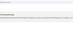 Website Facebook lại gặp sự cố diện rộng