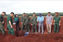 Đồng Nai tăng cường lực lượng tìm kiếm hài cốt liệt sĩ tại xã Minh Đức