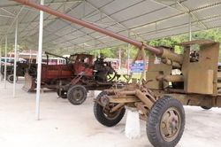 Cận cảnh dàn phương tiện, vũ khí chiến đấu tại 'tọa độ lửa' Ngã ba Đồng Lộc
