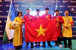 Việt Nam đoạt 4 huy chương vàng Olympic hóa học quốc tế