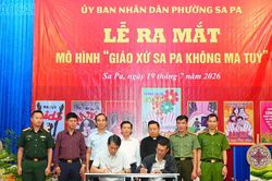 Phường Sa Pa ra mắt mô hình 'Giáo xứ Sa Pa không ma túy'