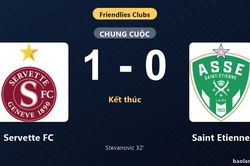 Thống kê trận đấu Servette FC 1-0 Saint Etienne: M. Stevanovic tỏa sáng, Servette FC giành trọn 3 điểm
