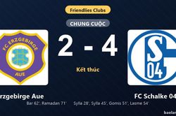Thống kê trận đấu Erzgebirge Aue 2-4 FC Schalke 04: B. Lasme tỏa sáng, FC Schalke 04 giành trọn 3 điểm