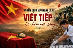 “Chiến dịch 500 ngày đêm”: Viết tiếp lời hẹn non sông