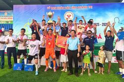 Bế mạc Giải bóng đá nam 7 người Đại hội Thể dục Thể thao tỉnh lần thứ I