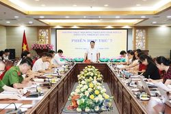 Phiên họp thứ 7 Thường trực HĐND tỉnh