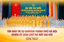 Danh sách và chức danh Ban Thường trực Ban Trị sự GHPGVN TP.Hà Nội nhiệm kỳ 2026-2031