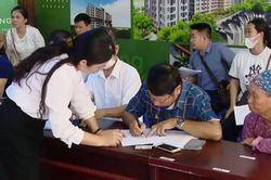 Hơn 700 khách hàng đã ký hợp đồng mua bán nhà ở xã hội Kim Chung