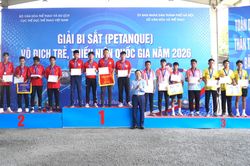 Đoàn Hà Nội giành 3 HCV Giải Bi sắt vô địch trẻ, thiếu niên Quốc gia 2026
