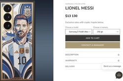 Galaxy Z Fold 8 Ultra 'Lionel Messi' giá hơn 330 triệu đồng