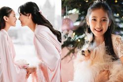 Con gái Hà Kiều Anh chuẩn công chúa ngoài đời thực