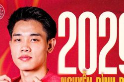 Đình Bắc tiếp tục cống hiến cho Công an Hà Nội FC tới năm 2029
