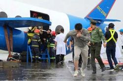 Diễn tập phương án chữa cháy và cứu nạn, cứu hộ tại Cảng hàng không Quốc tế Nội Bài