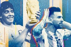 Trùng hợp kỳ lạ giữa Messi và Maradona