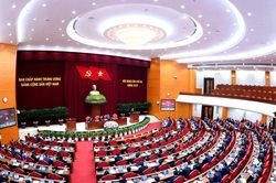 [Ảnh] Khai mạc Hội nghị lần thứ 3 Ban Chấp hành Trung ương Đảng khóa XIV