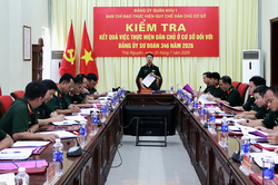 Quân khu 1: Kiểm tra thực hiện Quy chế dân chủ ở cơ sở tại Sư đoàn 346