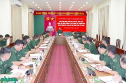 Ban Thường vụ Đảng ủy Bộ đội Biên phòng nắm tình hình công tác lãnh đạo công tác biên phòng và xây dựng lực lượng đối với Đảng ủy, Ban Chỉ huy Bộ đội Biên phòng tỉnh Tây Ninh