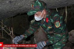 Tiếp tục phát hiện hài cốt liệt sĩ tại hang Đá Sập