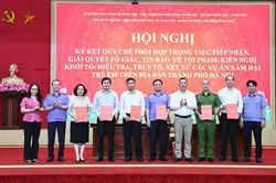 VKSND TP Hà Nội ký quy chế phối hợp giải quyết các vụ án xâm hại trẻ em