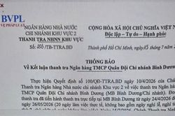Nhiều tồn tại, hạn chế tại MB chi nh&aacute;nh B&igrave;nh Dương