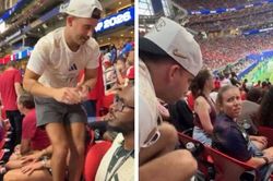 Thanh niên gây tranh cãi trên Instagram khi biến khán đài World Cup thành nơi 'chạy bộ'