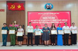 X&atilde; Vĩnh Hưng (T&acirc;y Ninh): Ch&iacute;nh quyền vận h&agrave;nh theo hướng tinh gọn, hiện đại, hiệu quả