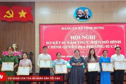 Xã Vĩnh Hưng (Tây Ninh): Chính quyền vận hành theo hướng tinh gọn, hiện đại, hiệu quả