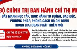 Bộ Chính trị ban hành Chỉ thị mới, đưa việc học và làm theo Bác đi vào chiều sâu