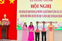 Giang Thành thành lập trường nội trú, tiếp nhận 44 cán bộ, giáo viên