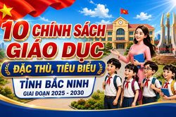 10 ch&iacute;nh s&aacute;ch gi&aacute;o dục đặc th&ugrave;, ti&ecirc;u biểu tỉnh Bắc Ninh giai đoạn 2025 - 2030