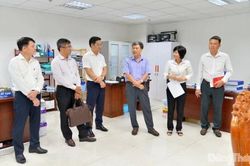 Đoàn Kiểm tra 443 khảo sát việc triển khai Nghị quyết số 57 tại Sở Khoa học và Công nghệ