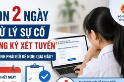 Còn hai ngày xử lý sự cố đăng ký xét tuyển: Thí sinh phải gửi đề nghị qua đâu?