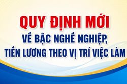 [Infographic] Quy định mới về bậc nghề nghiệp, tiền lương theo vị trí việc làm
