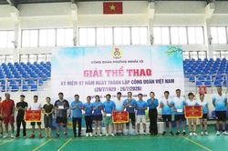 Bế mạc Giải thể thao Công đoàn phường Nghĩa Lộ năm 2026