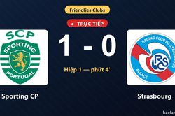 TRỰC TIẾPTrực tiếp Sporting CP vs Strasbourg: Sporting CP mở tỷ số