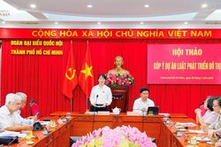 Đoàn ĐBQH TP. Hồ Chí Minh góp ý Luật Phát triển đô thị Chuyển từ 'quản lý' sang 'quản trị' để kiến tạo đô thị phát triển