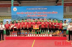 Xã Yên Thổ giành Huy chương Vàng môn bóng chuyền tại Đại hội Thể dục thể thao tỉnh lần thứ X