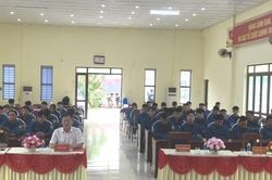 Xã Đàm Thủy ra quân huấn luyện dân quân cơ động năm 2026