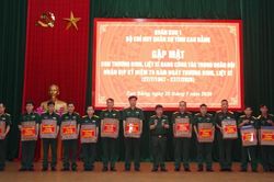 Bộ Chỉ huy Quân sự tỉnh gặp mặt thân nhân liệt sĩ, thương binh, bệnh binh