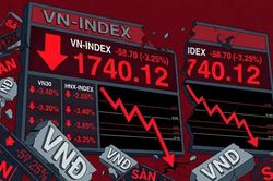 VN-Index xuống mức thấp nhất trong vòng 3 tháng