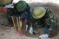 Quảng Trị: Quy tập 3 hài cốt liệt sĩ tại nơi nghi có mộ tập thể của hơn 90 chiến sĩ