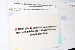 Công an cảnh báo chiêu trò lừa đảo mới, phụ huynh cần chú ý